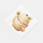 Drie bijen servetten (Hoek)