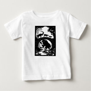 Drie Billy Goats Gruff Baby T-Shirt