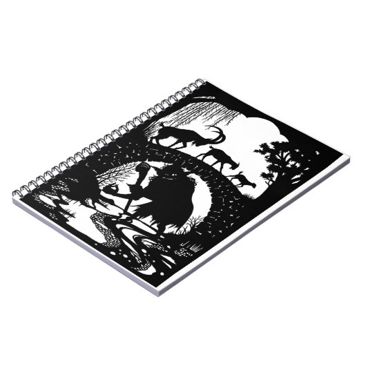 Drie Billy Goats Gruff Notitieboek (Linkerzijde)