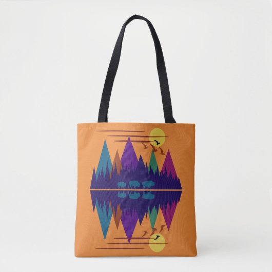 Drie Bison Tote Bag (Voorkant)