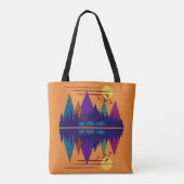 Drie Bizons Tote Bag (Achterkant)