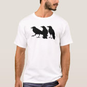 Drie Black Crows T Shirt (Voorkant)