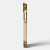 Drie bladeren op Linen Texture Background Case-Mate iPhone Case (Achterkant / Links)