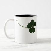 Drie bladklaver tweekleurige koffiemok (Links)