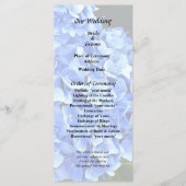 Drie Blauwe Hortensia Programmakaart (Voorkant)