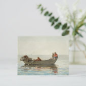 Drie blikvangers verhullen potten Winslow Homer Briefkaart (Staand voorkant)