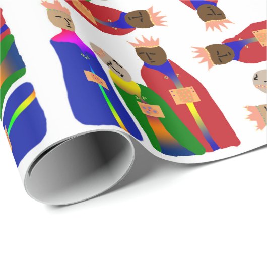 Drie blikvangpapier cadeaupapier (Rol Hoek)