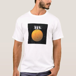 DRIE BLIND MICE EN DE MOON GEMAAKT VAN KAAS! v,3 ~ T-shirt