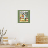 Drie Blind-muizen afdrukken Poster (Keuken)