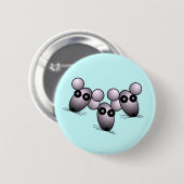 Drie Blinde Mice Button (Voorkant /achterkant)