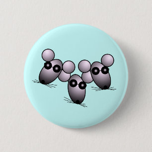 Drie Blinde Mice Button