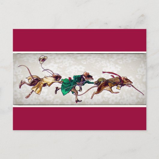 Drie blinde muizen briefkaart (Voorkant)