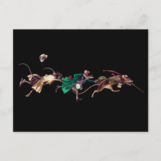 Drie blinde muizen briefkaart (Voorkant)