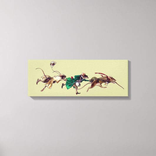 Drie blinde muizen canvas afdruk (Voorkant)