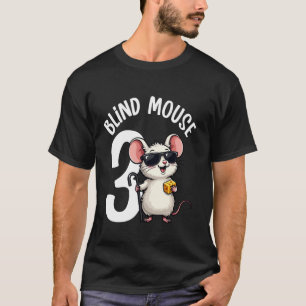 Drie blinde muizen die overeenkomen met Halloween- T-shirt