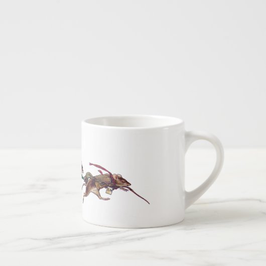 Drie blinde muizen espresso kop (Rechts)