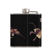 Drie blinde muizen heupfles (Achterkant)