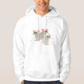 Drie blinde muizen hoodie (Voorkant)