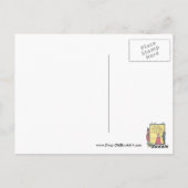 Drie blinde muizen. Kijk hoe ze rennen. Briefkaart (Achterkant)