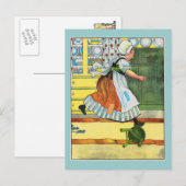 Drie blinde muizen. Kijk hoe ze rennen. Briefkaart (Voorkant / Achterkant)