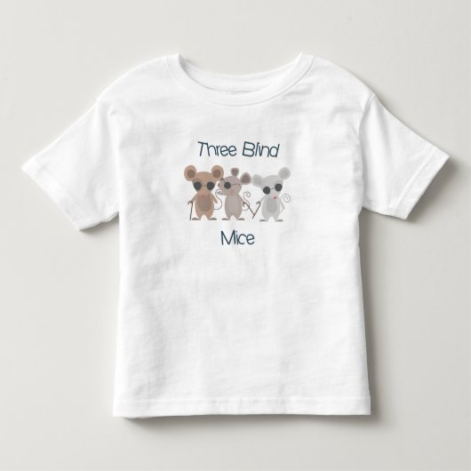 Drie blinde muizen kinder shirts (Voorkant)