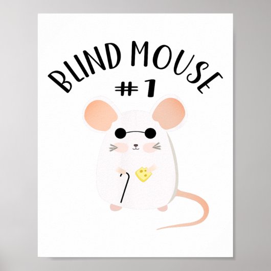 Drie Blinde Muizen Kostuum - Halloween Matching Gr Poster (Voorkant)