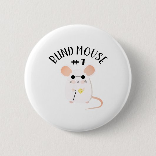 Drie Blinde Muizen Kostuum - Halloween Matching Gr Ronde Button 5,7 Cm (Voorkant)