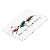 Drie blinde muizen magneet (Linkerzijde)