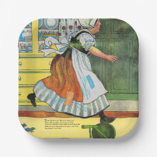 Drie Blinde Muizen Moeder Gans Kwekerij Rijm Papieren Bordje