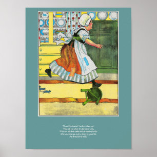 Drie Blinde Muizen Moeder Gans Kwekerij Rijm Poster