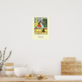 Drie Blinde Muizen Moeder Gans Kwekerij Rijm Poster (Keuken)