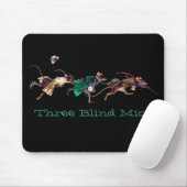 Drie blinde muizen muismat (Met muis)