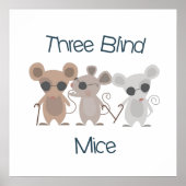 Drie Blinde Muizen Poster (Voorkant)