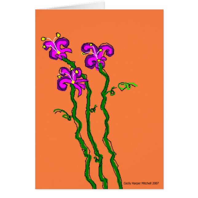 Drie bloemen #1 (Voorkant)