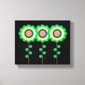 Drie Bloemen Canvas Afdruk (Voorkant)