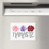 Drie bloemen Namaste Magneet (Insitu (Vaatwasser))
