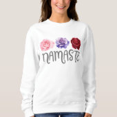 Drie bloemen Namaste Trui (Voorkant)