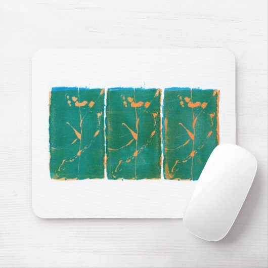 Drie bloemen - Washington DC Muismat (Met muis)