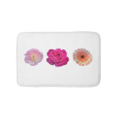 Drie bloempatronen badmat (Voorkant)