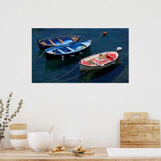 Drie Boats Poster (Keuken)