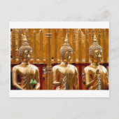 Drie Boeddha's in Thailand Briefkaart (Voorkant)