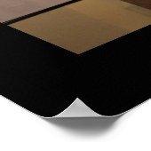 Drie boeren met een grote depressie-Poster Poster (Hoek)