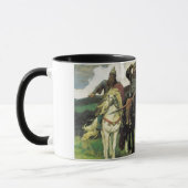 Drie Bogatyrs (1898) van Viktor Vasnetsov Print Mok (Links)