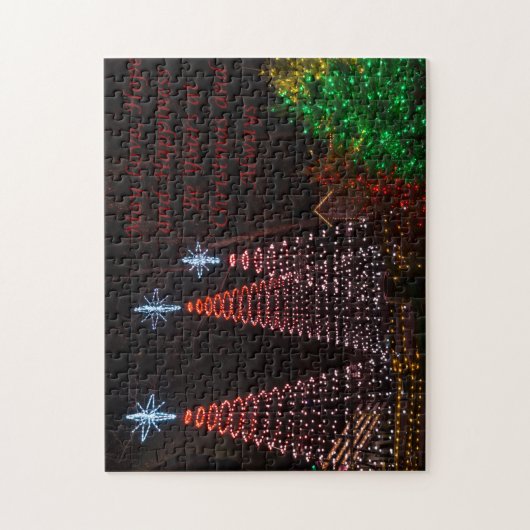 Drie bomen bij de groeten van Midtown Legpuzzel (Verticaal)