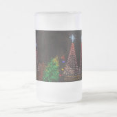 Drie bomen in de Mok van de Midtown Frosted Glass  (Center)