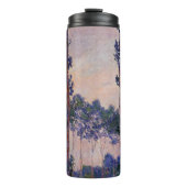 Drie bomen in Gray Weather, Claude Monet Thermosbeker (Voorkant)