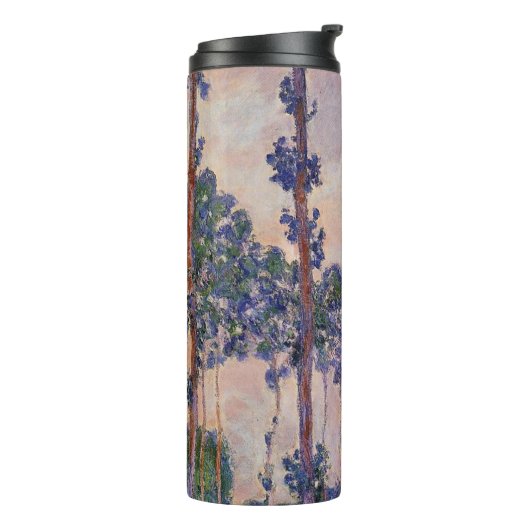 Drie bomen in Gray Weather, Claude Monet Thermosbeker (Gedraaid links)