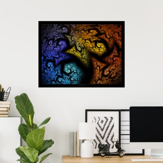 Drie bomen poster (Thuiskantoor)