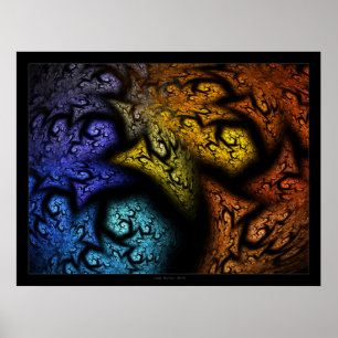 Drie bomen poster