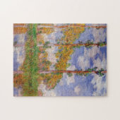 Drie bomen Summer Monet Fine Art Legpuzzel (Horizontaal)
